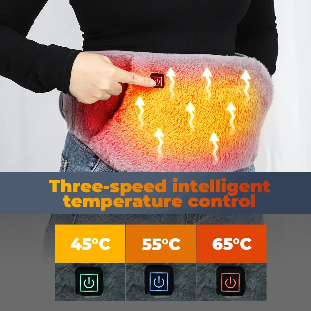 2-in-1 Belt for Wrapping Waist and Hands with Heating Function