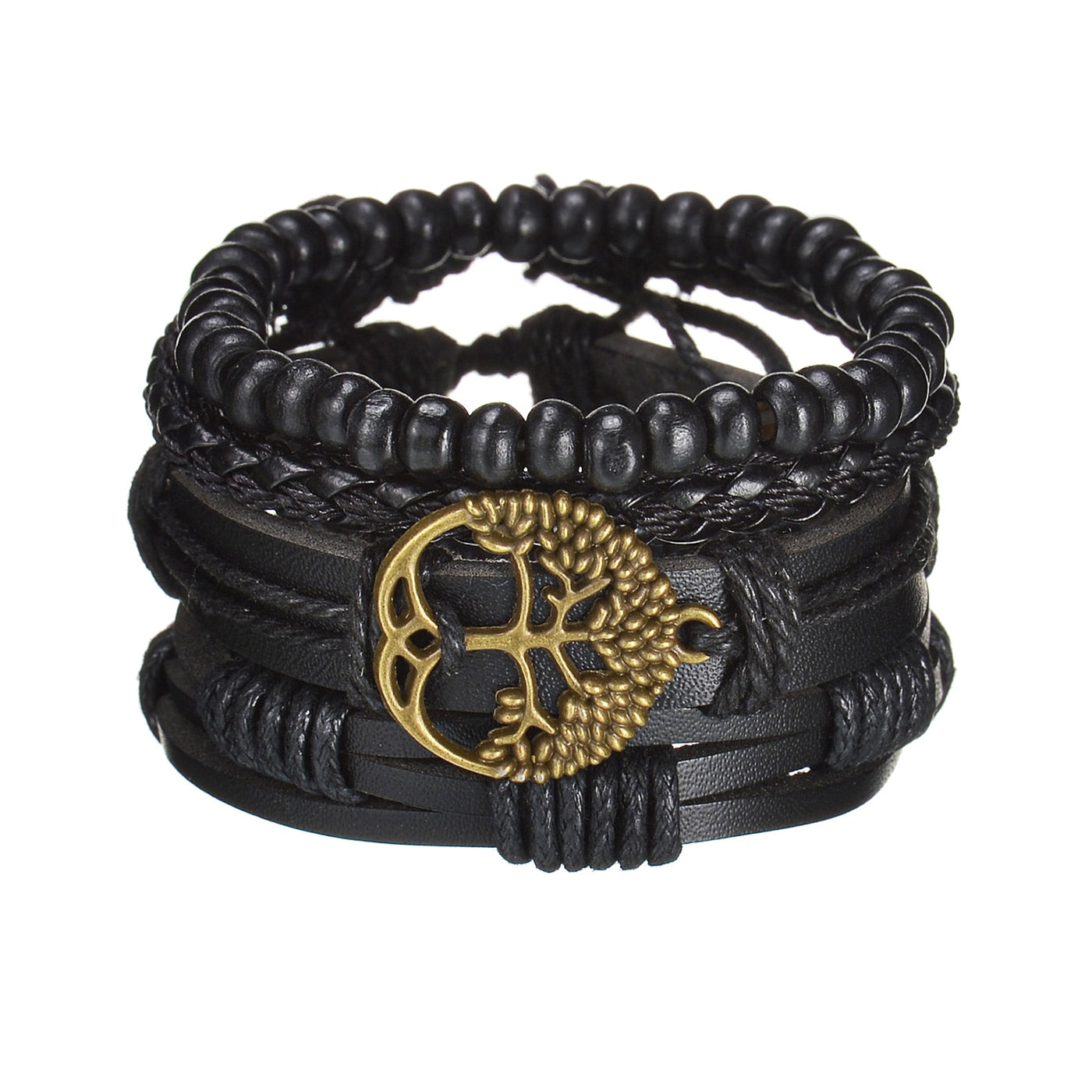 Contemporary Men's Layered Wristband