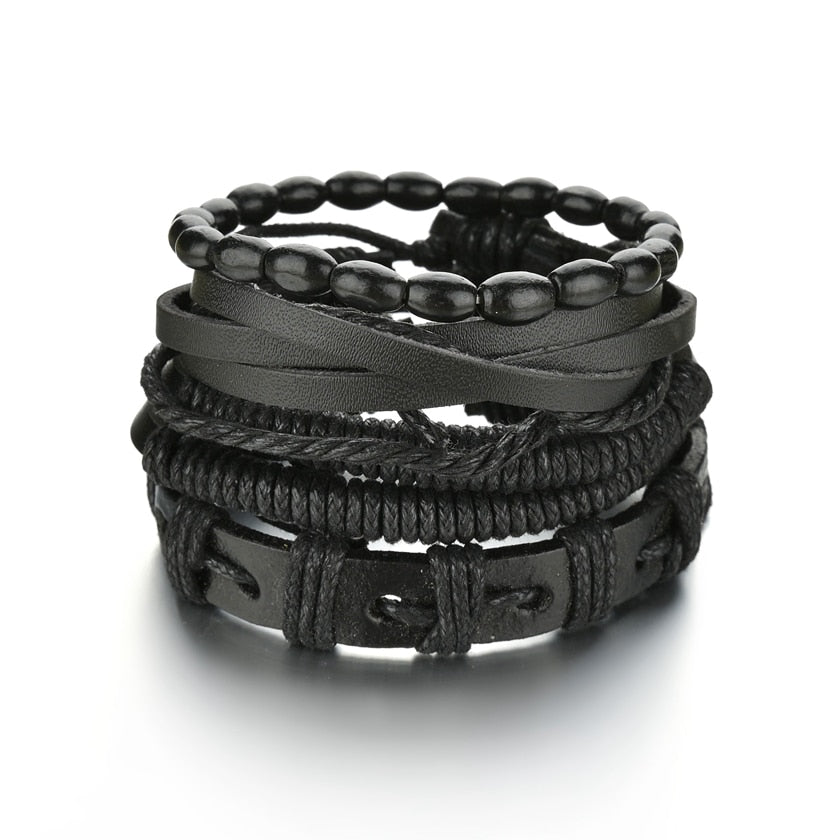 Gothic Layered Bracelet for Men