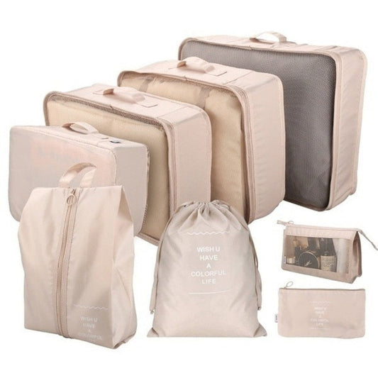Rephrased Title: 
Set of 8 Waterproof Bags for Organizing and Storage