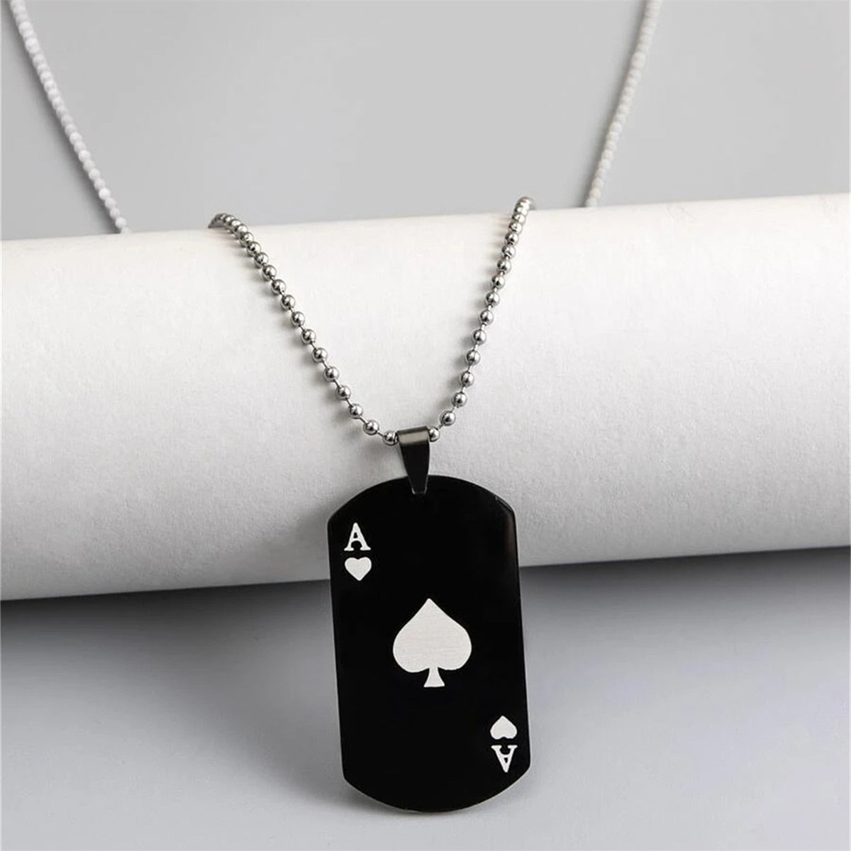 Spades Ace Necklace - Plated for Distinction