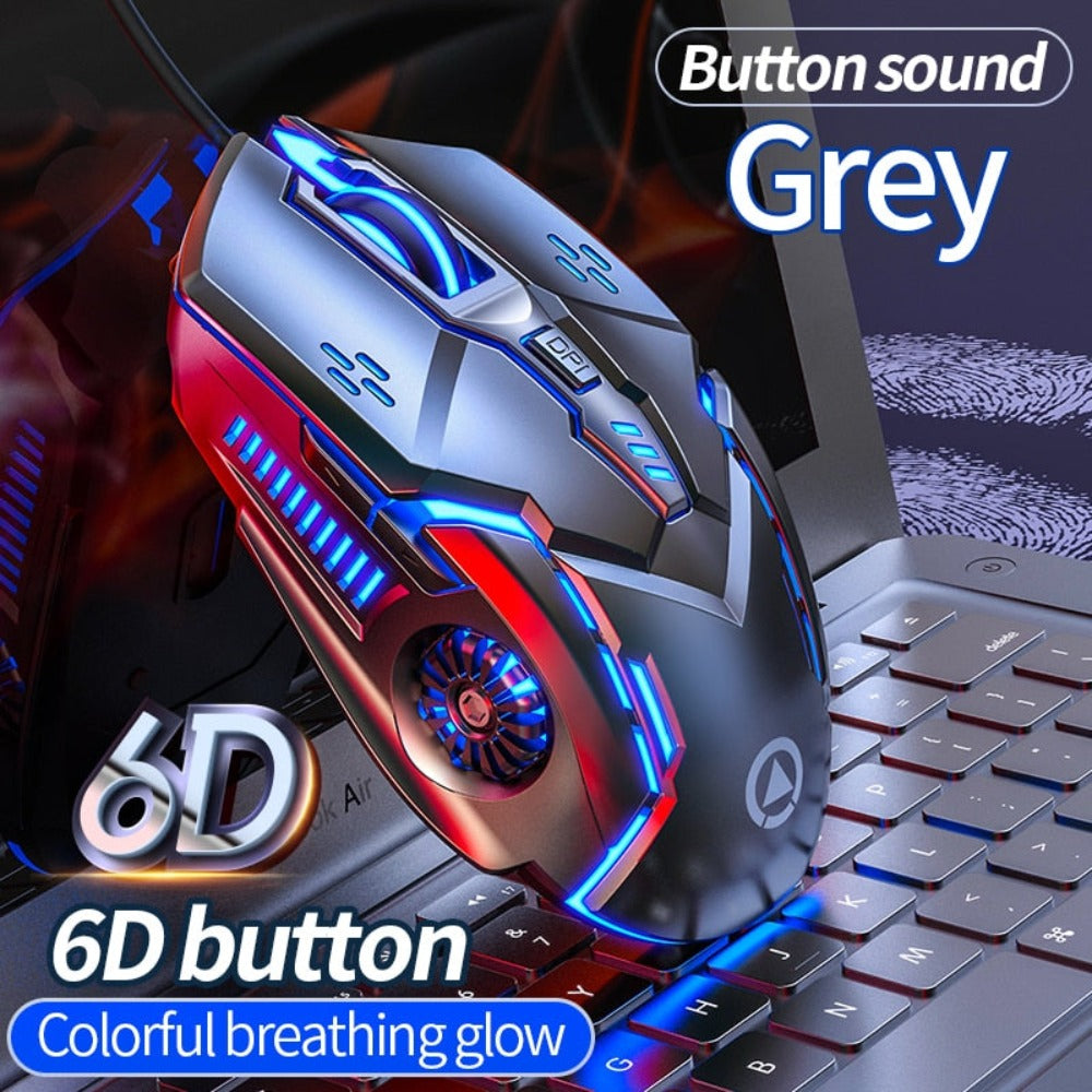 Enhanced Gaming Experience with 6 Button Dragon Mouse at 3200 DPI