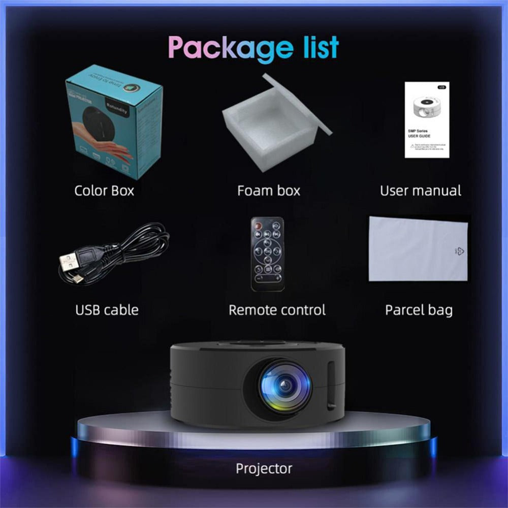 Mini Home Theater Projector - Compact Entertainment Anywhere