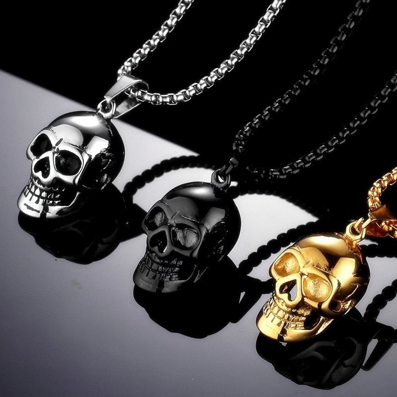 Gleaming Skeleton Pendant