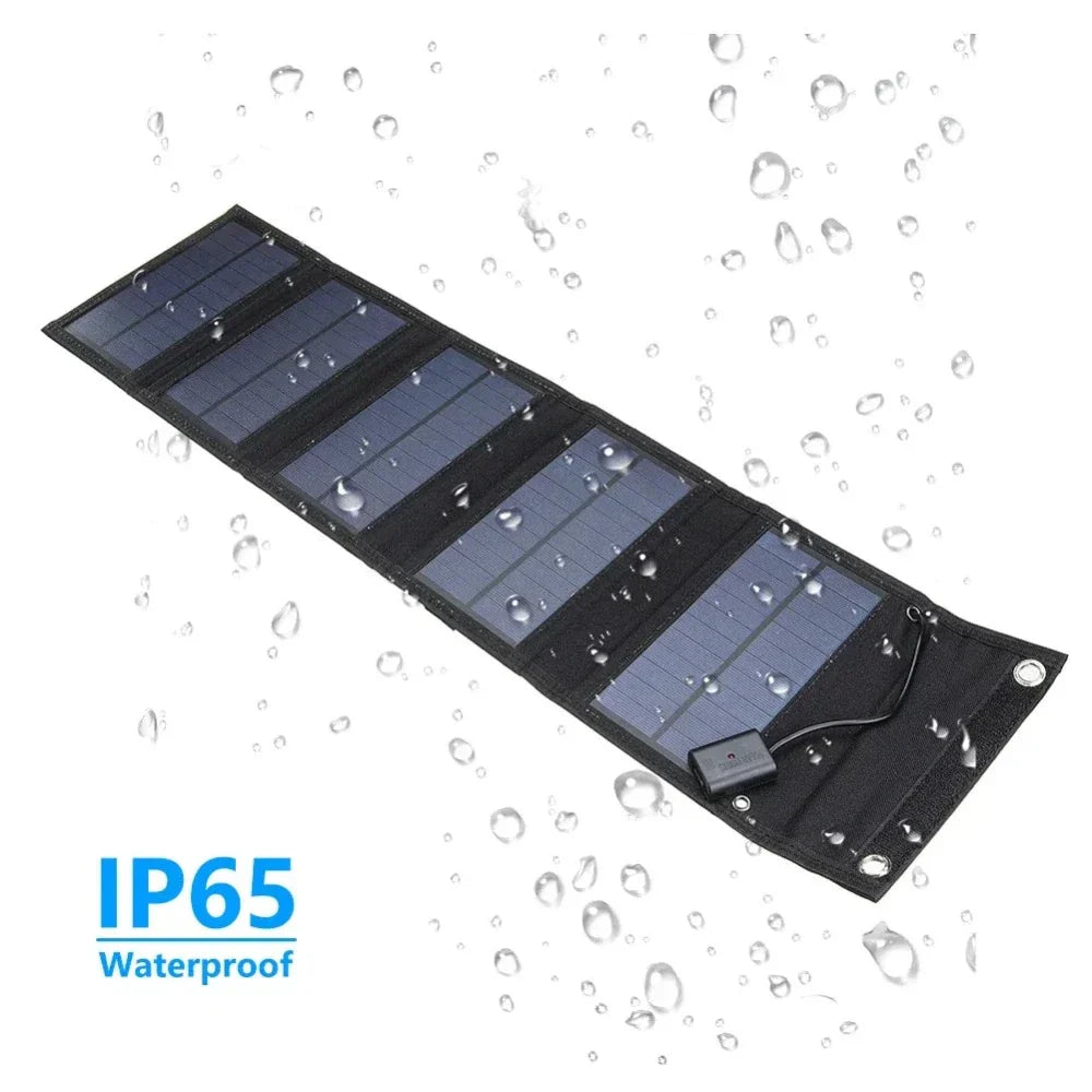 Cell Phone Solar Charger with USB Connection - Portable