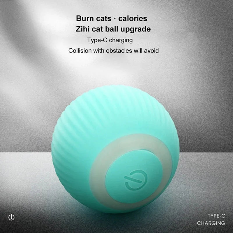 Rolling Cat Toy Ball - Electric and Entertaining