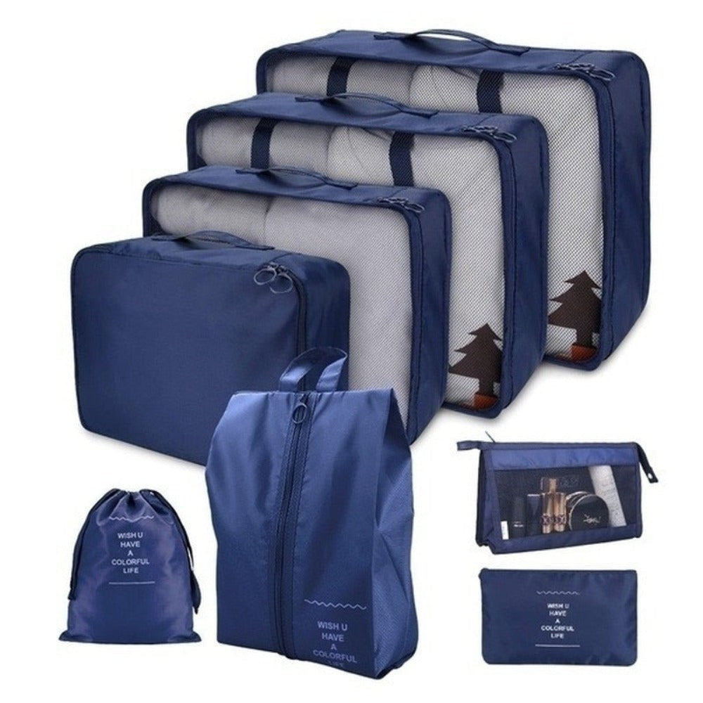 Rephrased Title: 
Set of 8 Waterproof Bags for Organizing and Storage