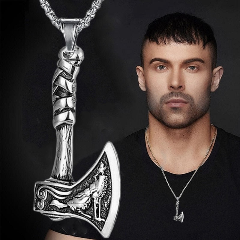 Wolf Totem Axe Pendant