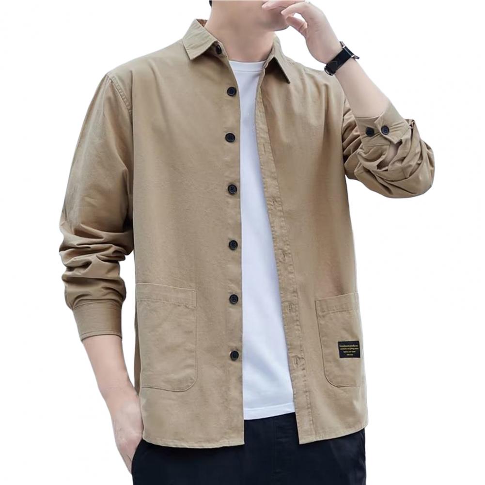 Men's Pocketed Button-Up Shirt