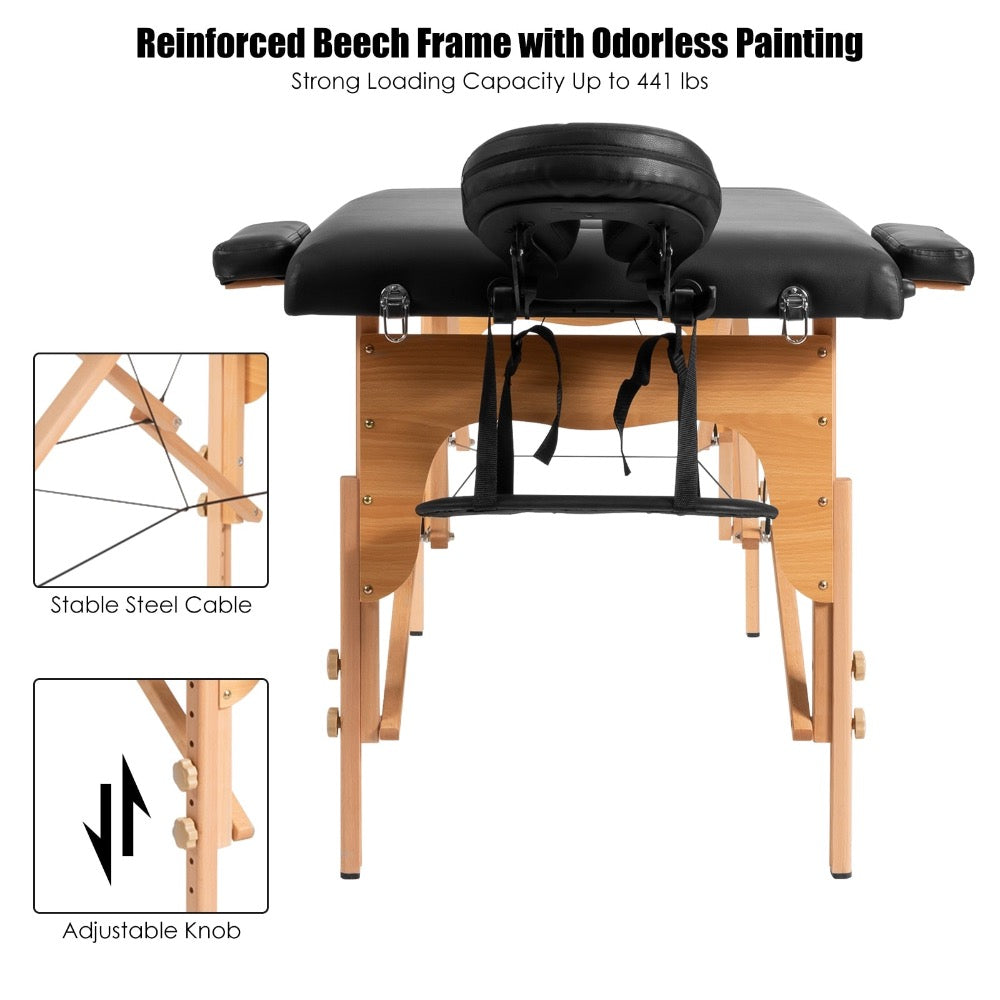 Mobile Massage Bed with Carrying Bag