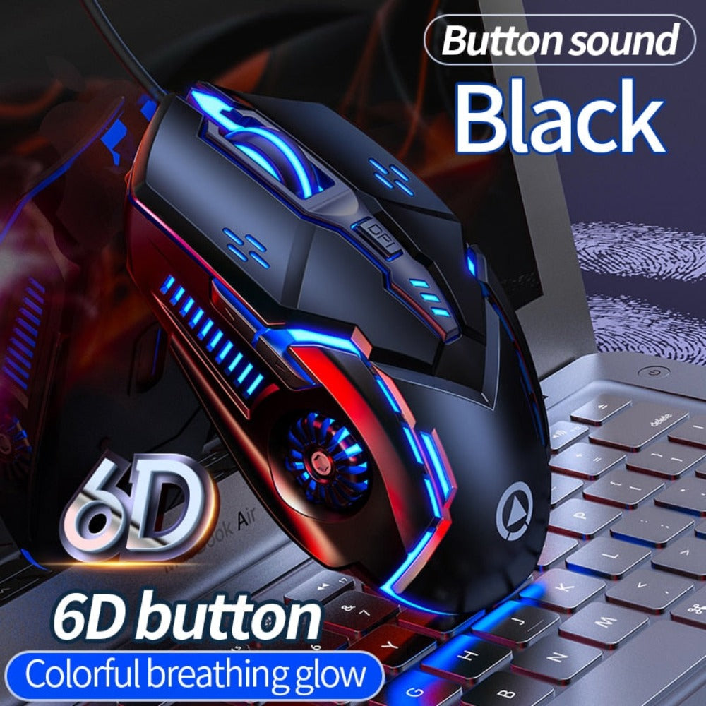 Enhanced Gaming Experience with 6 Button Dragon Mouse at 3200 DPI