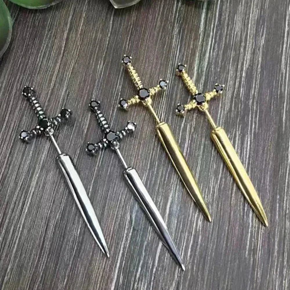 Fashion Earrings Inspired by Viking Swords