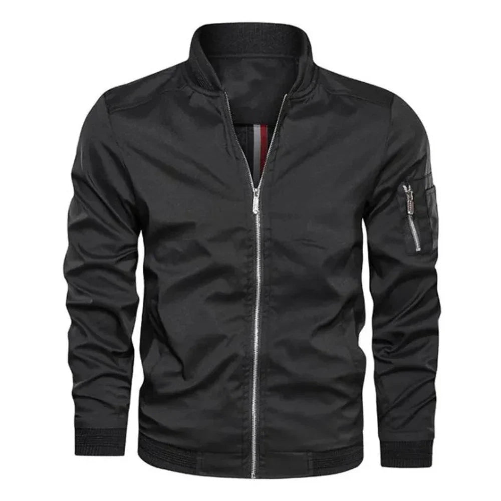 Men's Windproof Zippered Jacket