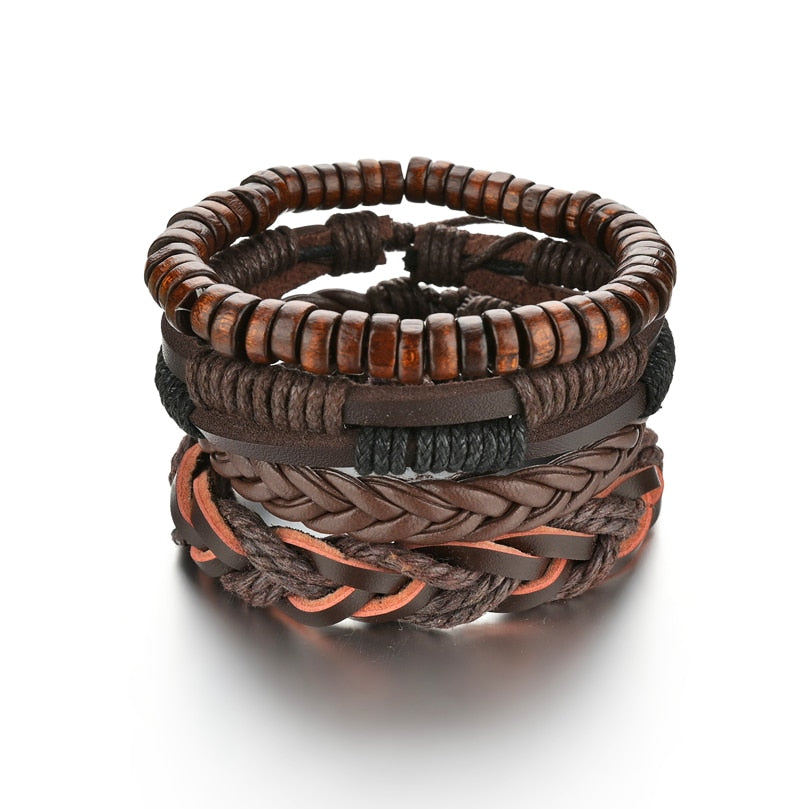 Gothic Layered Bracelet for Men