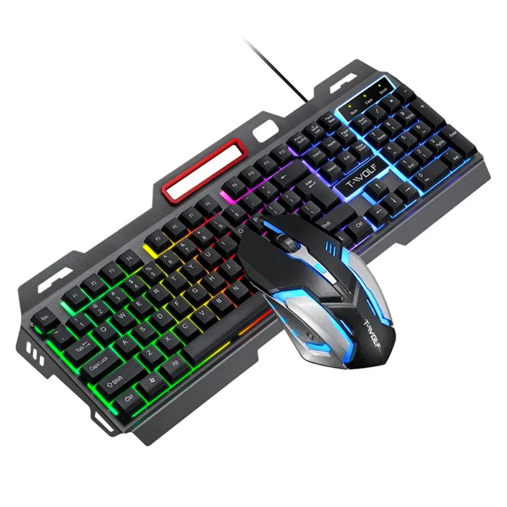 RGB Gaming Keyboard and Mouse Set - Ninja Edition