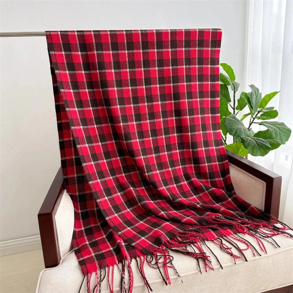 Cozy and Plaid Scarf