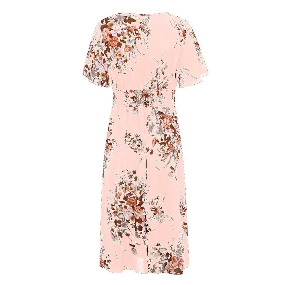 Floral Plus Size Women's Dress