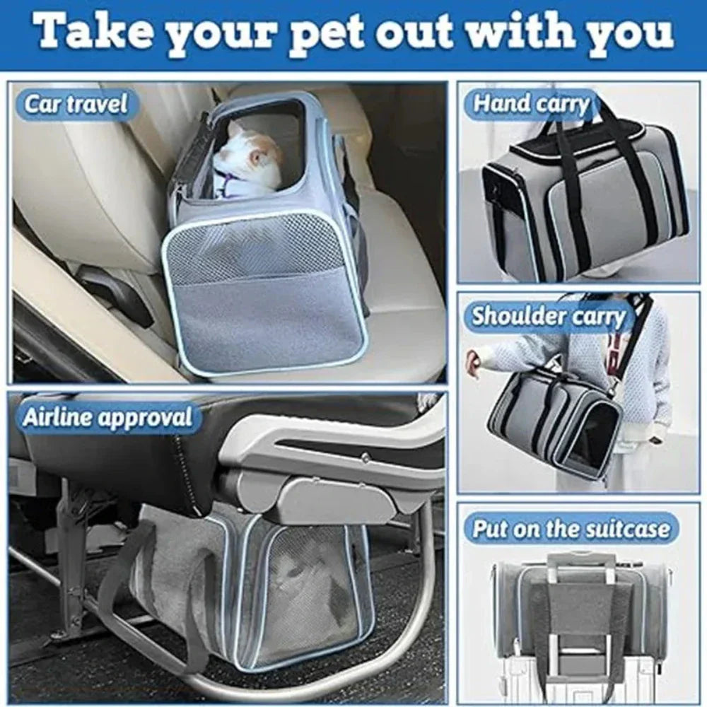 Breathable Portable Pet Carrier Bag for Traveling with Your Pet