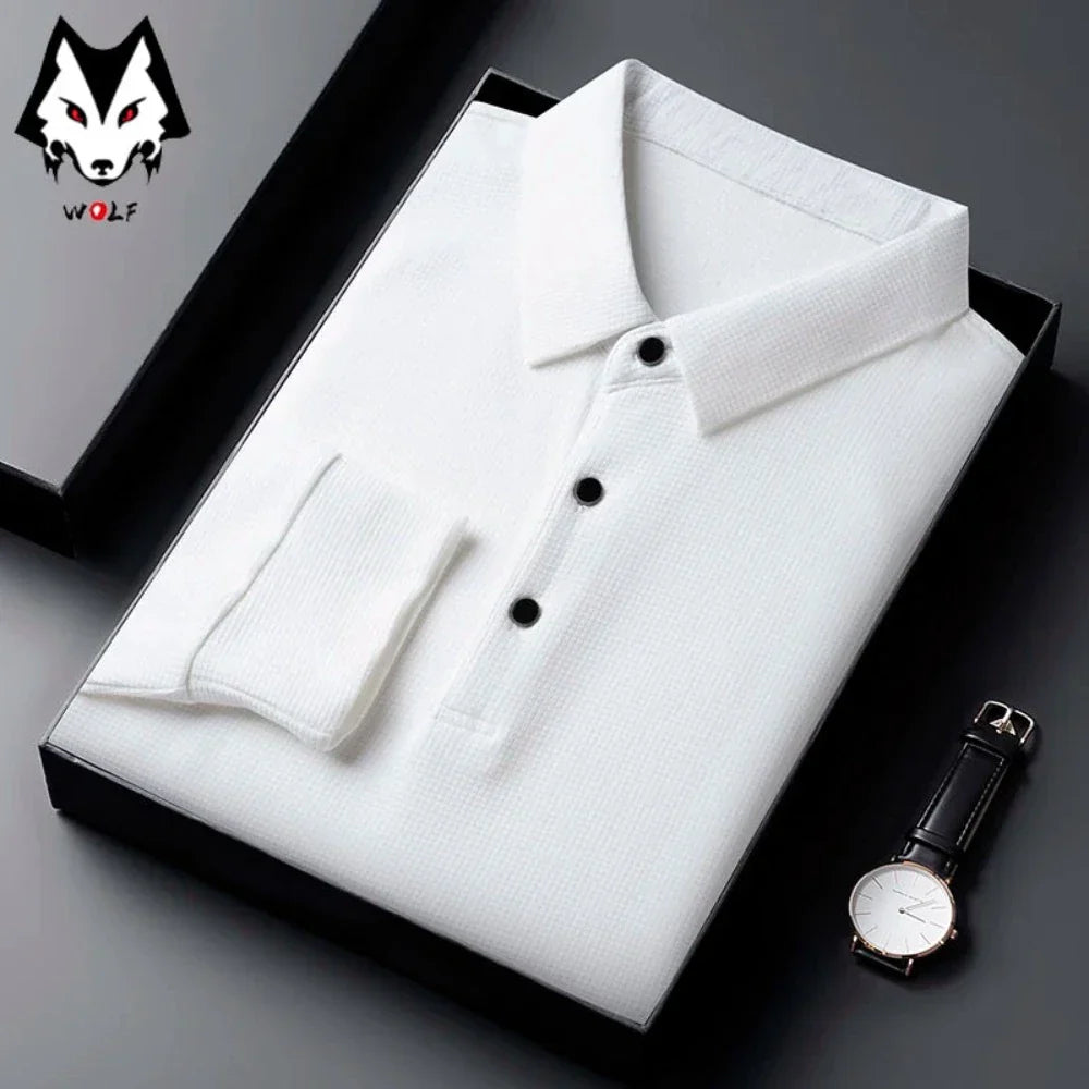 Long-Sleeved Polo Shirt for Men: A Timeless Classic