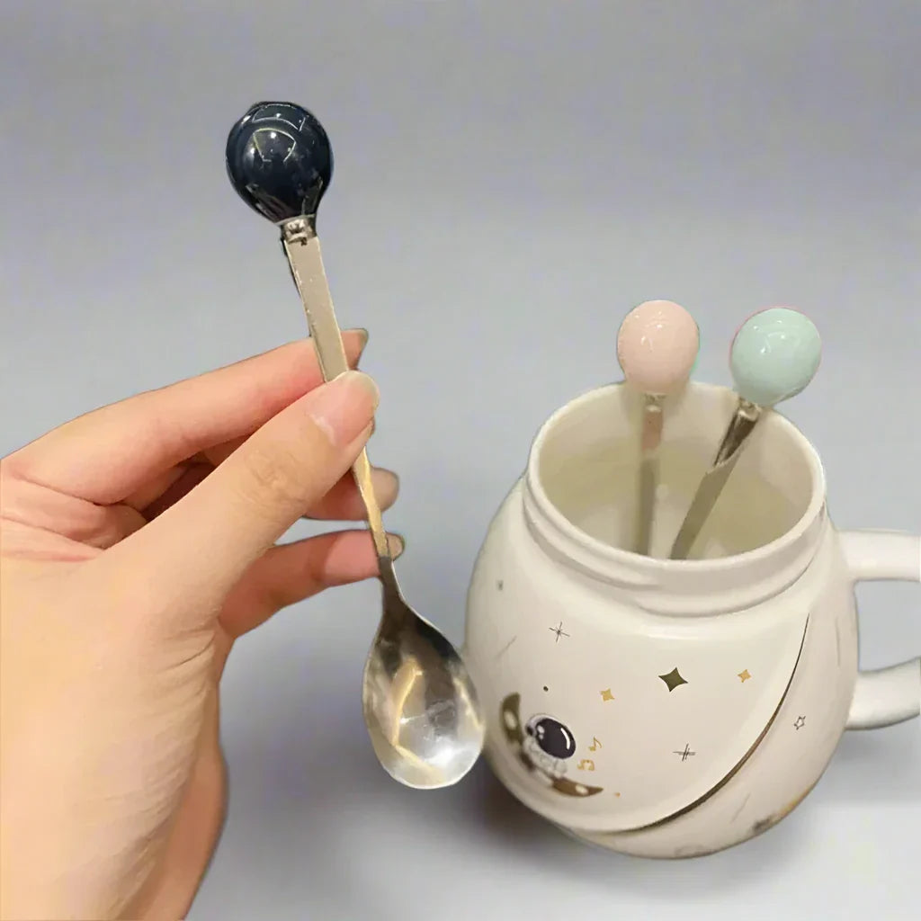 Cartoon Space Theme 3D Mug with Lid