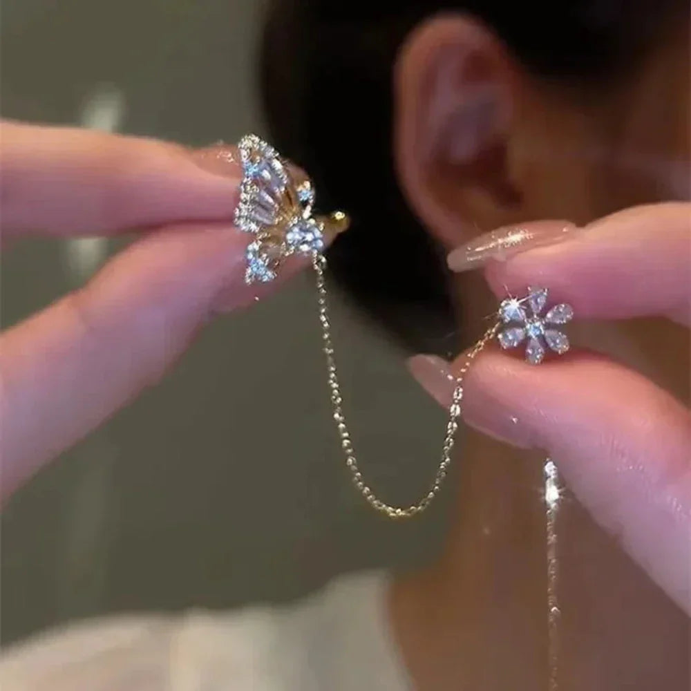 Faux Cuff Clip Drop Earring for a Striking Look