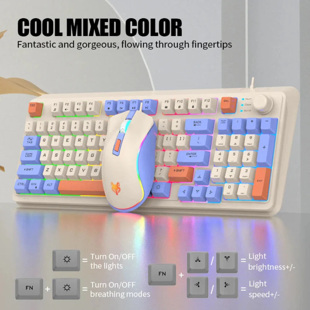Portable Keyboard and Mouse Set with 94 Keys from ""