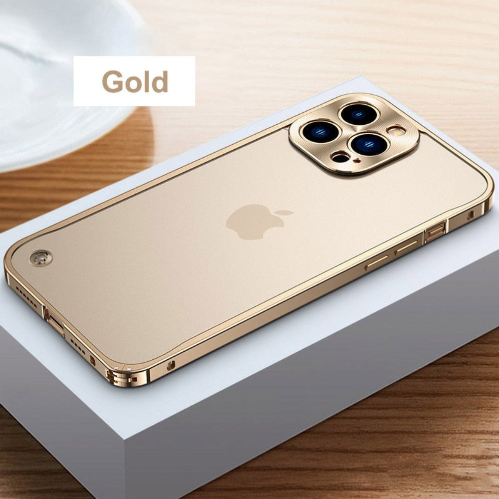 Metal Frame Premium Protective Case for iPhone: Enhancing Style and Durability