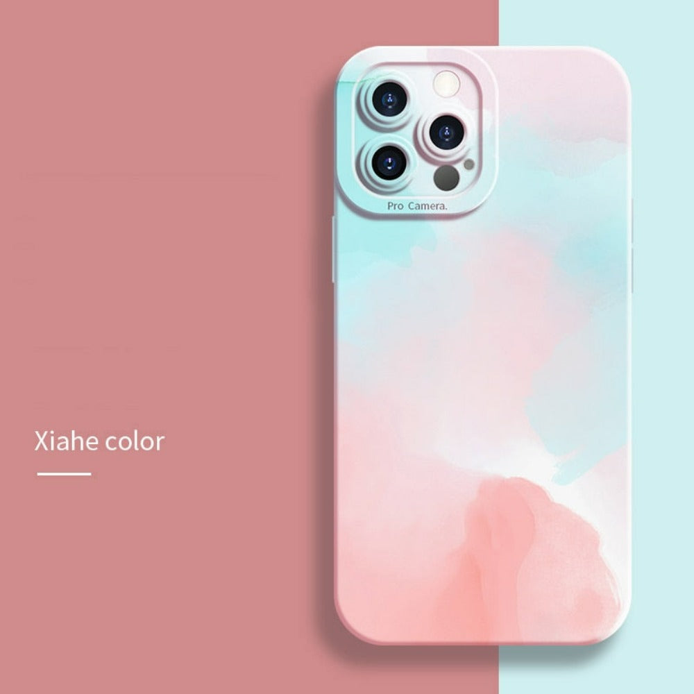 Watercolor-Style Case for iPhone - A Vivid and Artistic Phone Cover
