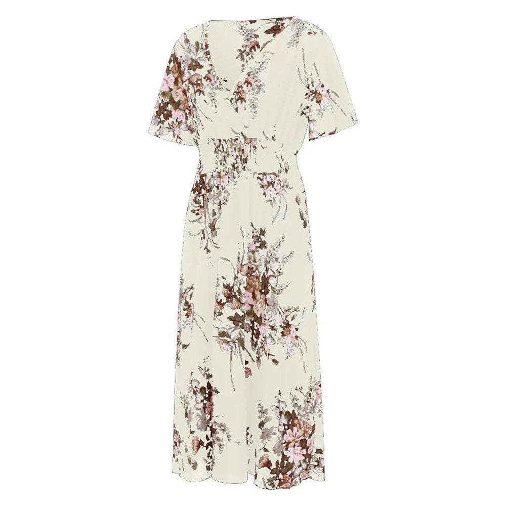 Floral Plus Size Women's Dress