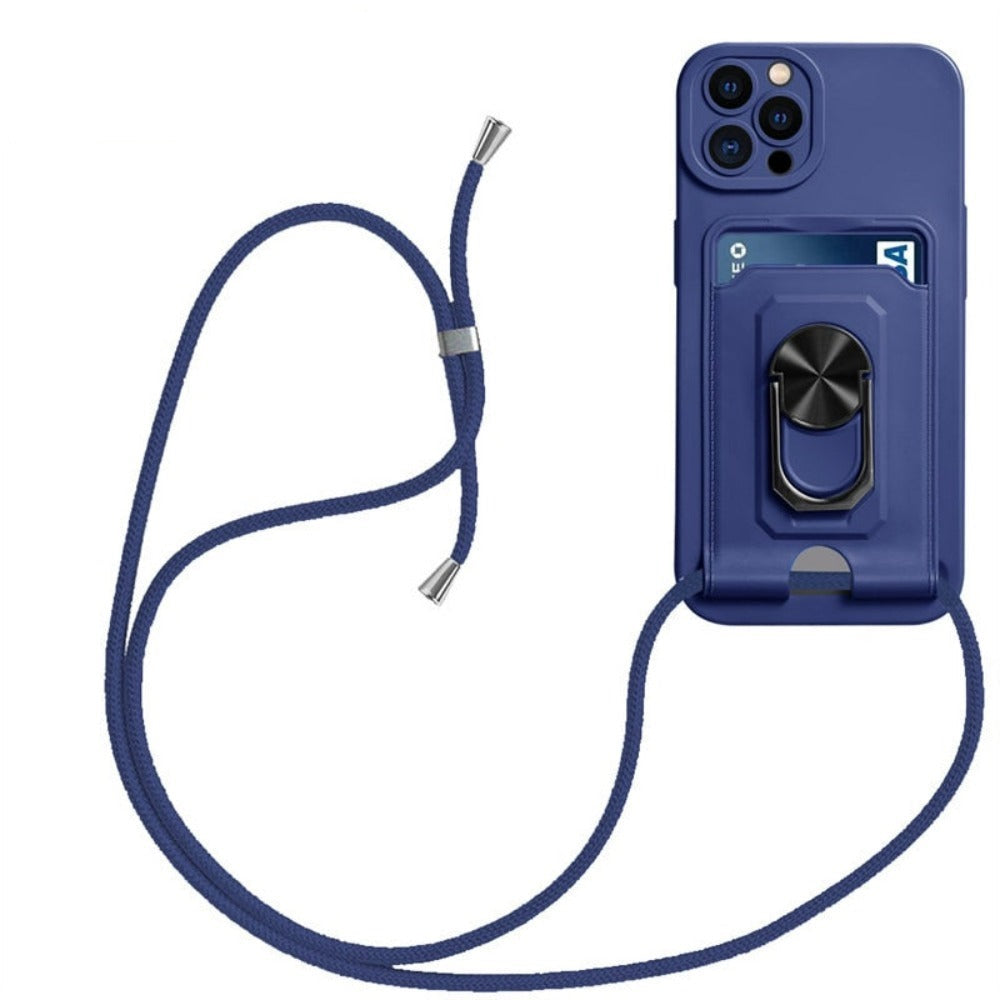 Cellphone Shoulder Bag with Card Holder and Detachable Strap