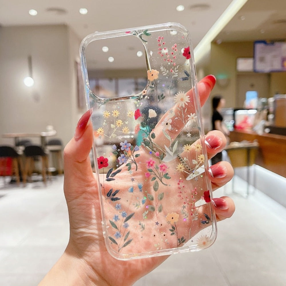 Soft Silicone Floral Bouquet iPhone Case