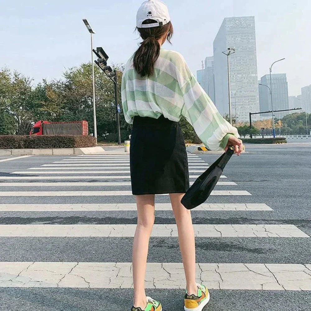 High-Waisted Denim Skirt for Women: Retaining the Essence while Creating Distinction