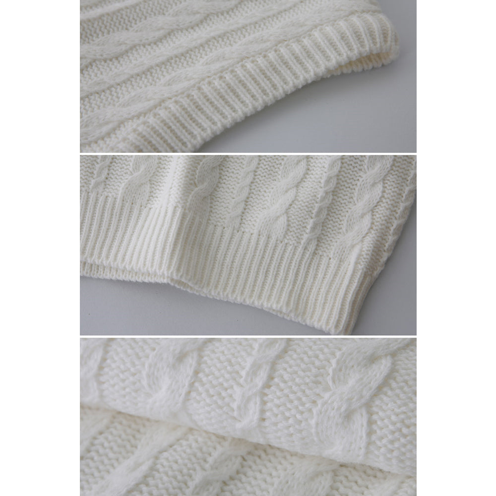 Cable Knit Sweater Vest for Ladies
