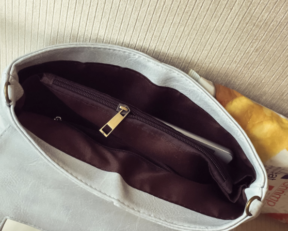 Faux Leather Envelope Clutch for Women