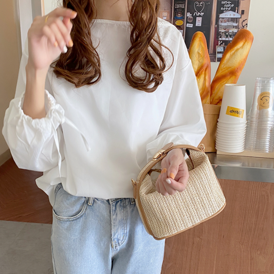Straw Purse for Women's Summer Fashion