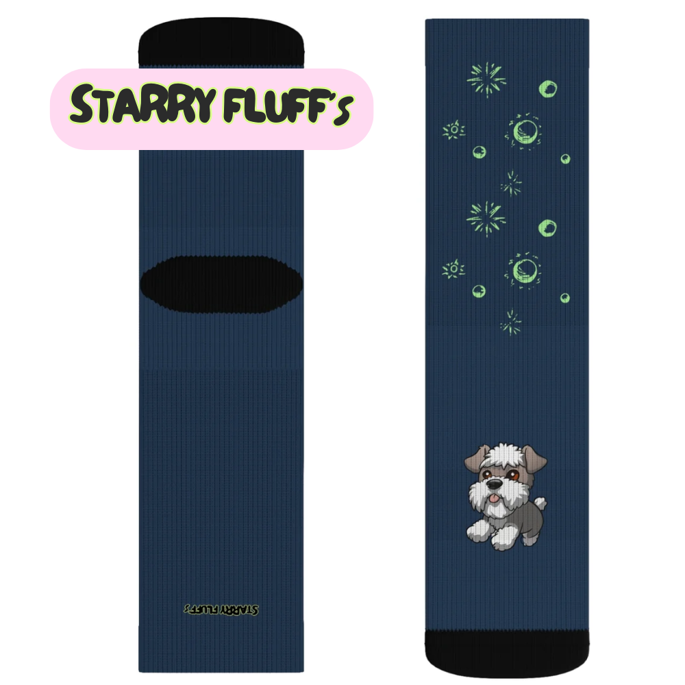 Fun Novelty Socks with Cosmic Flair by Starry Fluff