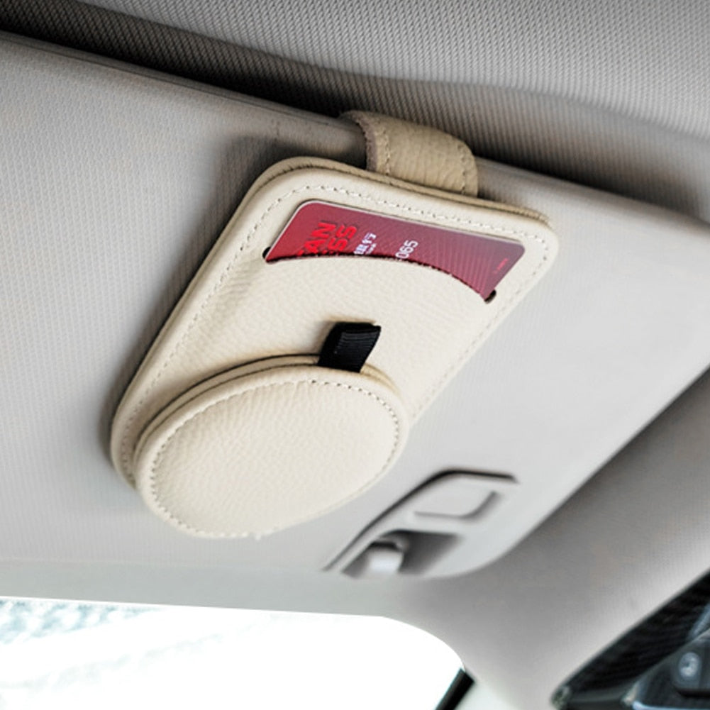 Car Ticket Holder and Shades