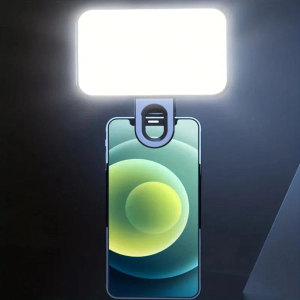 Enhanced LED Selfie Light Clip with High Brightness