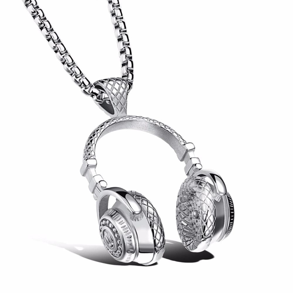 Hip Hop Necklace: A Stylish Headphone Pendant
