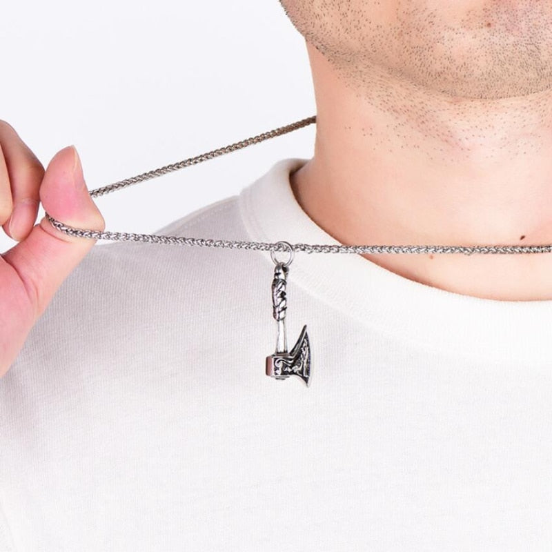 Wolf Totem Axe Pendant