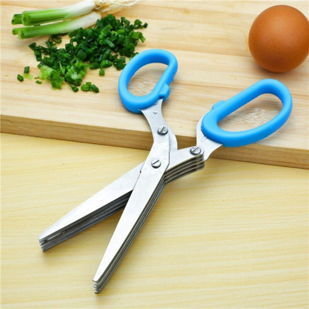 Stainless Steel Scissor for Chopping Vegetables with Multiple Layers