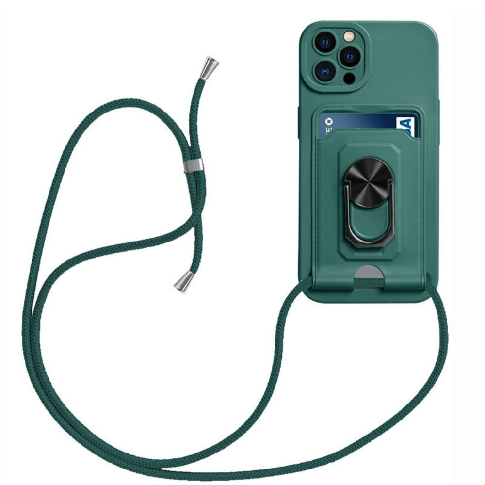 Cellphone Shoulder Bag with Card Holder and Detachable Strap