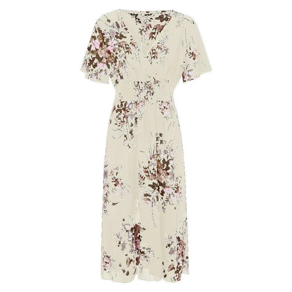 Floral Plus Size Women's Dress