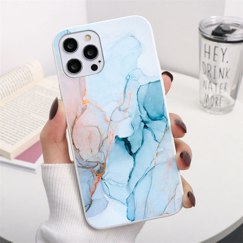 Marble Gradient Design iPhone Protective Cover