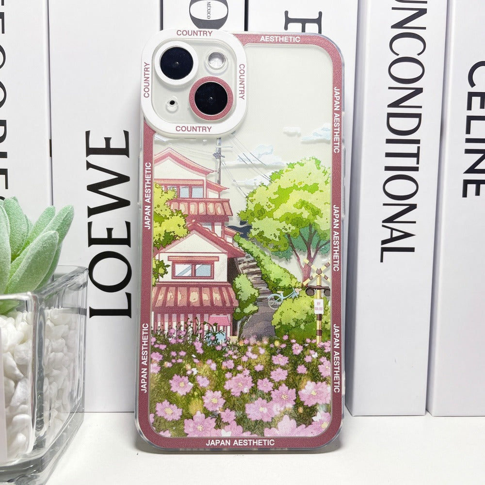 Japanese Cartoon-inspired iPhone Case with a Distinctive Theme