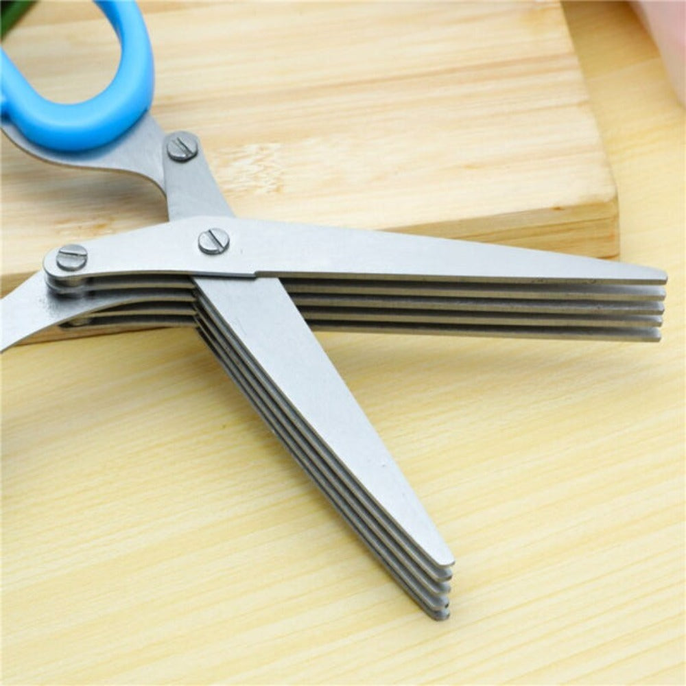 Stainless Steel Scissor for Chopping Vegetables with Multiple Layers