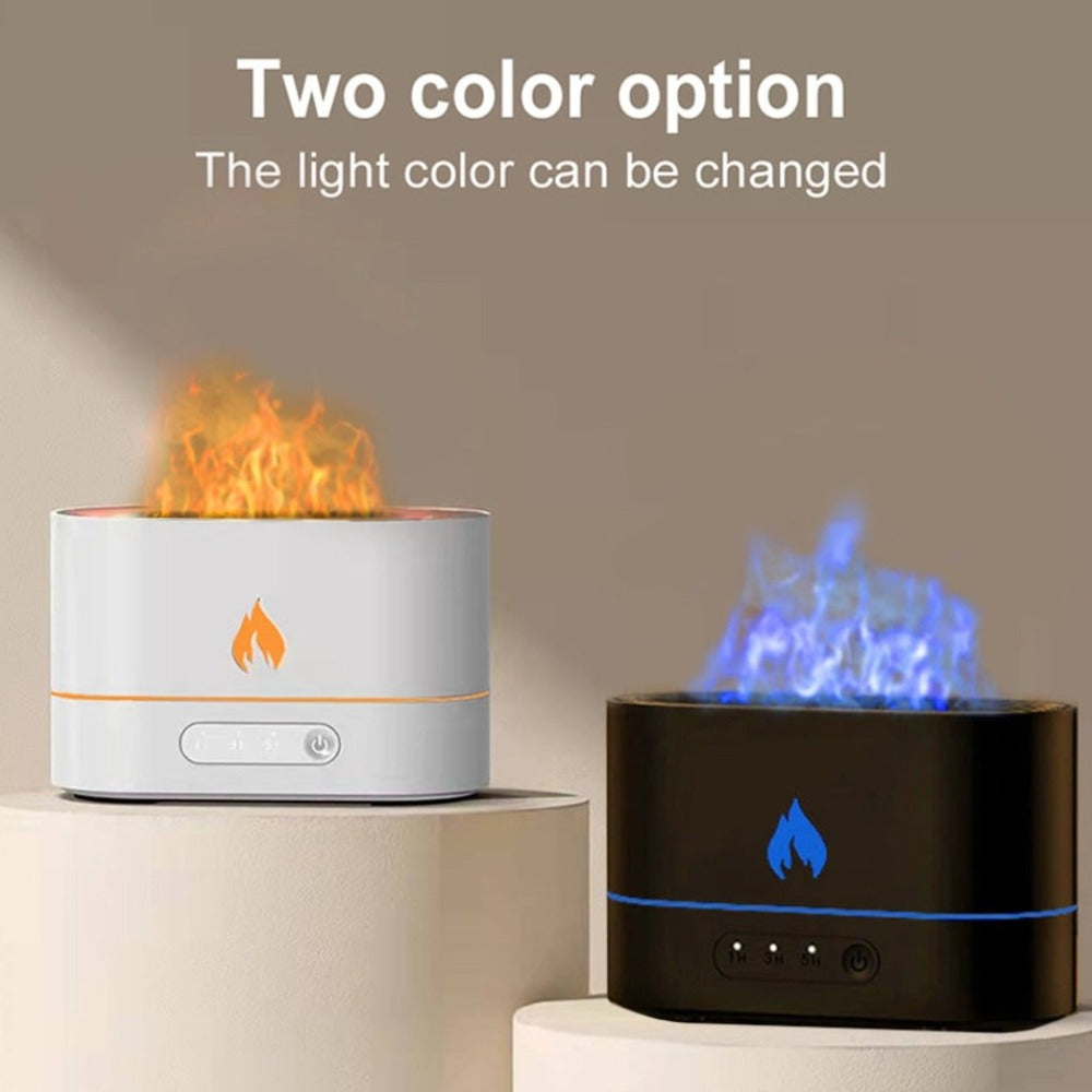 Essential Oil Diffuser with Fiery Effect and Timer