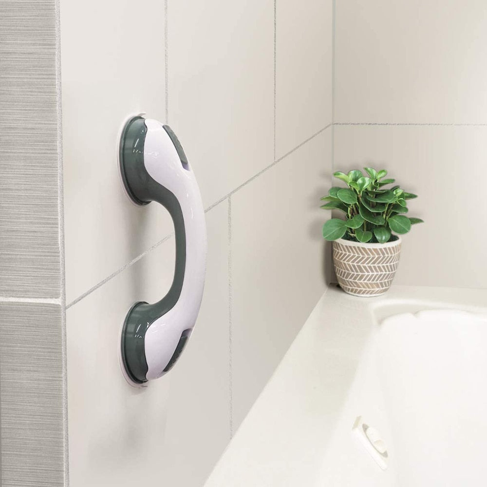 Suction Grip Shower Handle with Non-Slip Feature