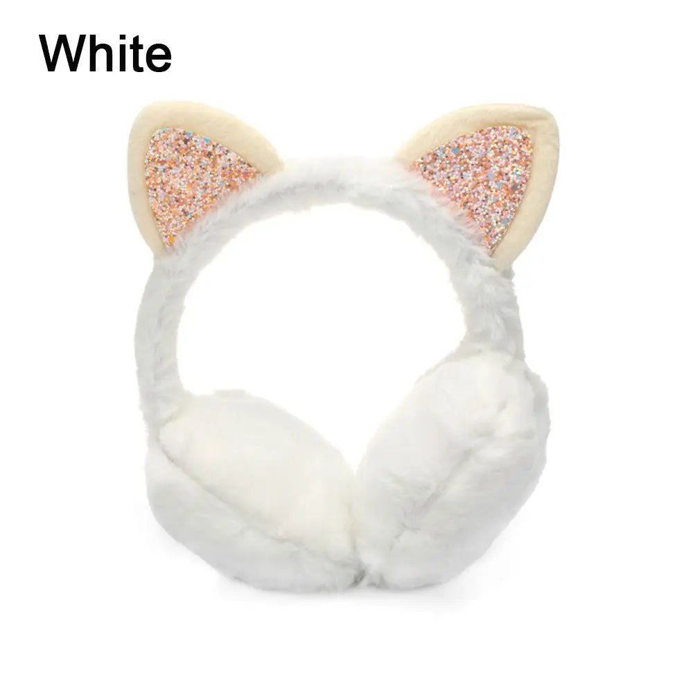 Cat-Themed Cozy Winter Earmuffs