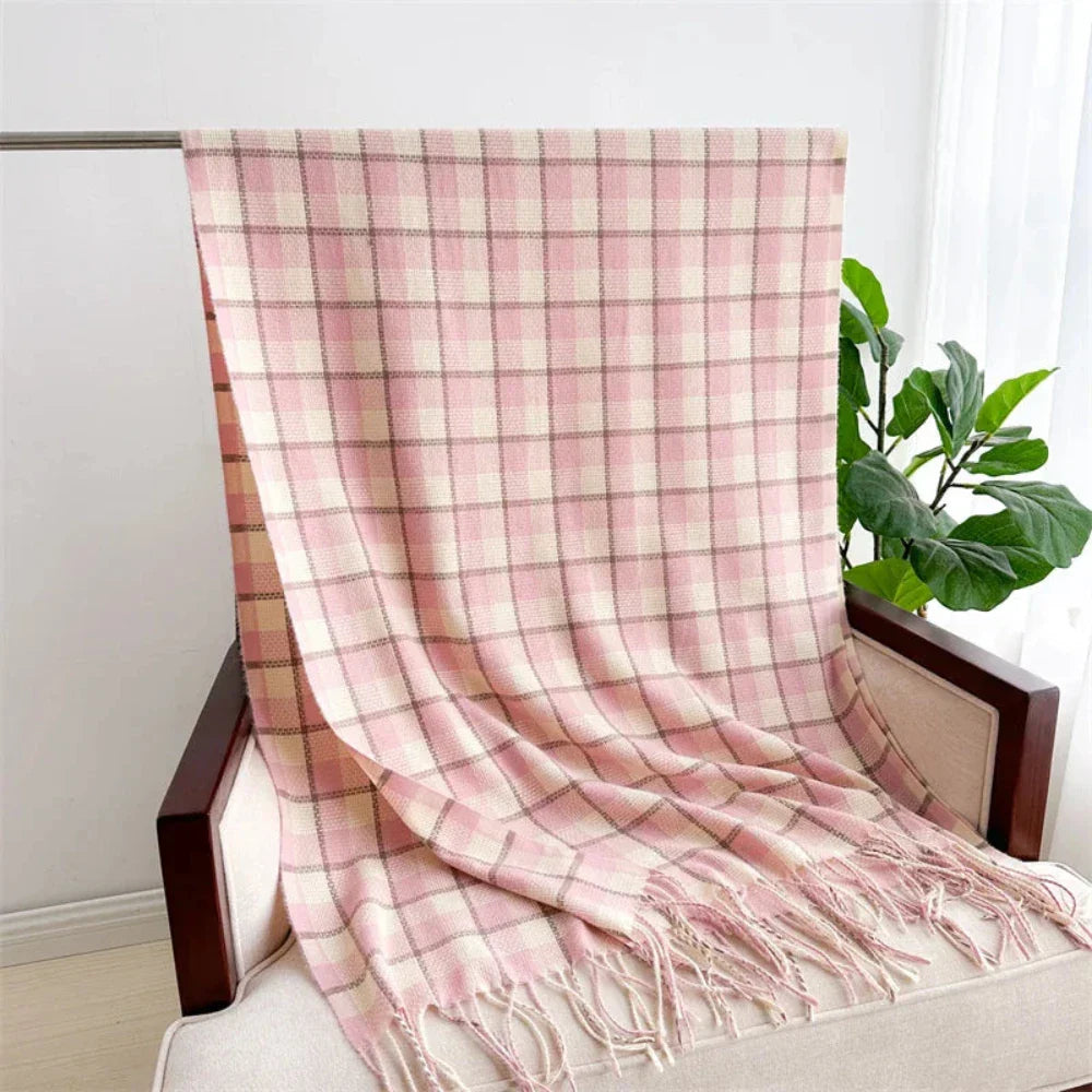 Cozy and Plaid Scarf